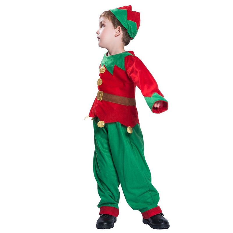 EraSpooky Child Santa Elf Costume Boys Christmas Outfit - Image 4